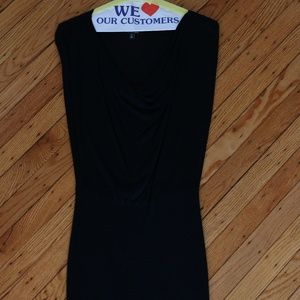 Express black fitted dress